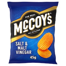 Mccoy's Salt & Vinegar Grab Bag Crisps 45G