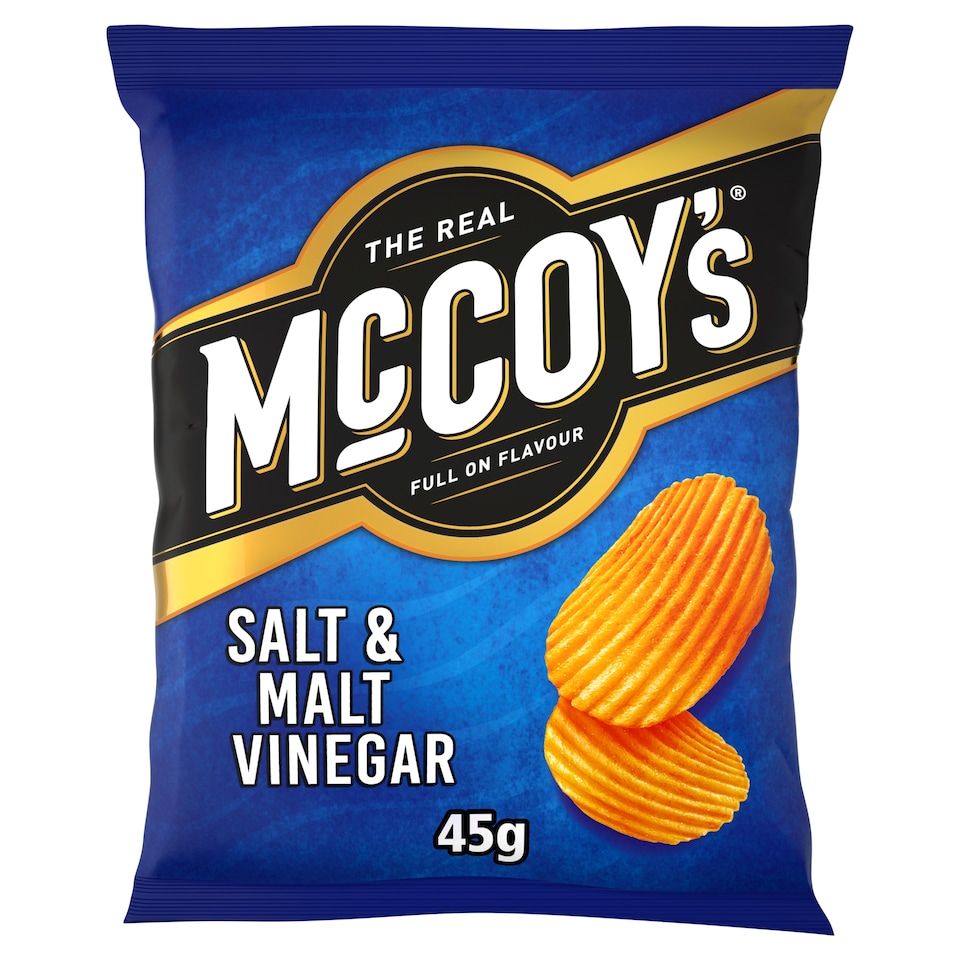 Mccoy's Salt & Vinegar Grab Bag Crisps 45G