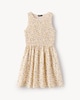 image 4 of F&F Shirred Sleeveless Mini Dress in Multi