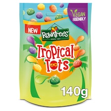 Rowntree's Tropical Tots Sweets Sharing Bag 140g