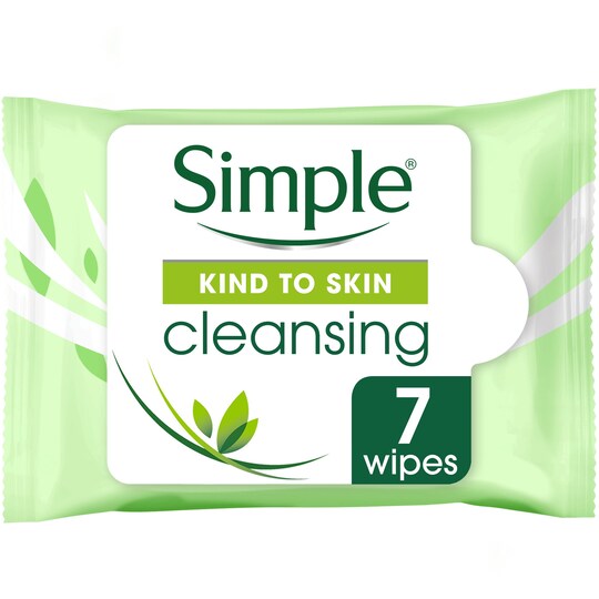Simple Kind To Skin Cleansing Facial Wipes 7S Tesco Groceries