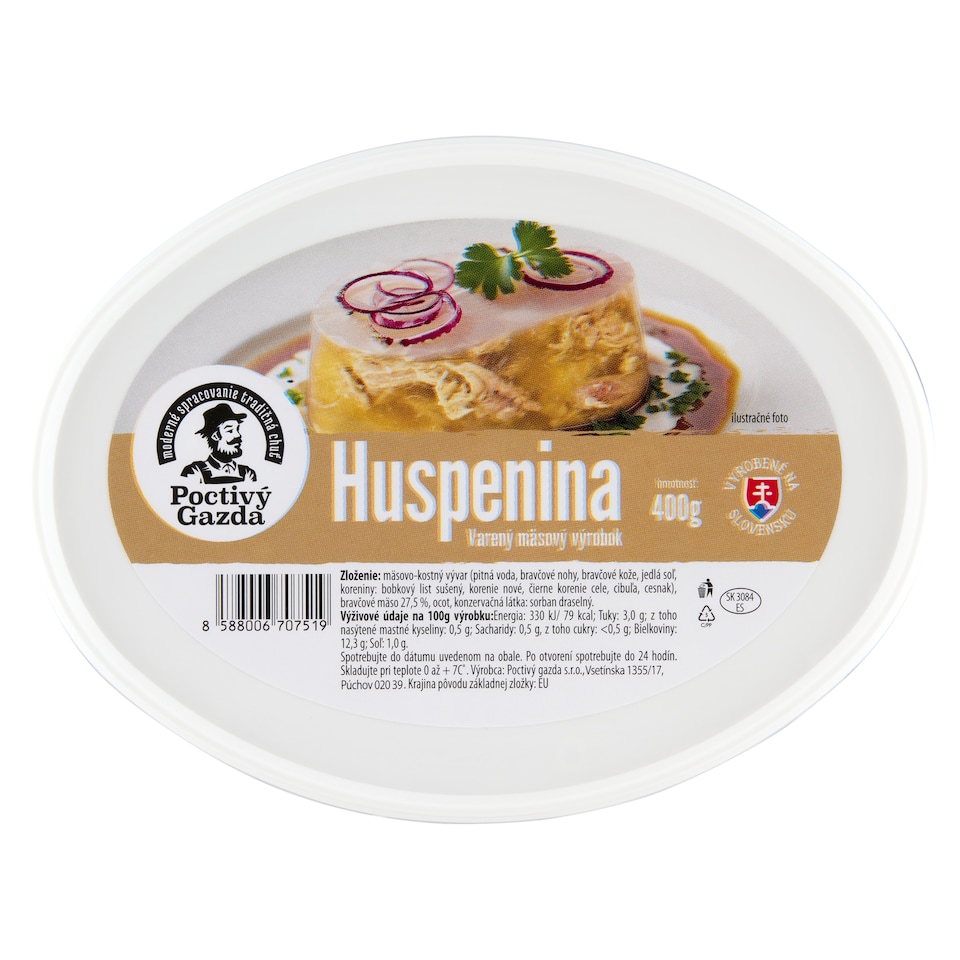 obrázok 1 z Poctivý Gazda Huspenina 400 g