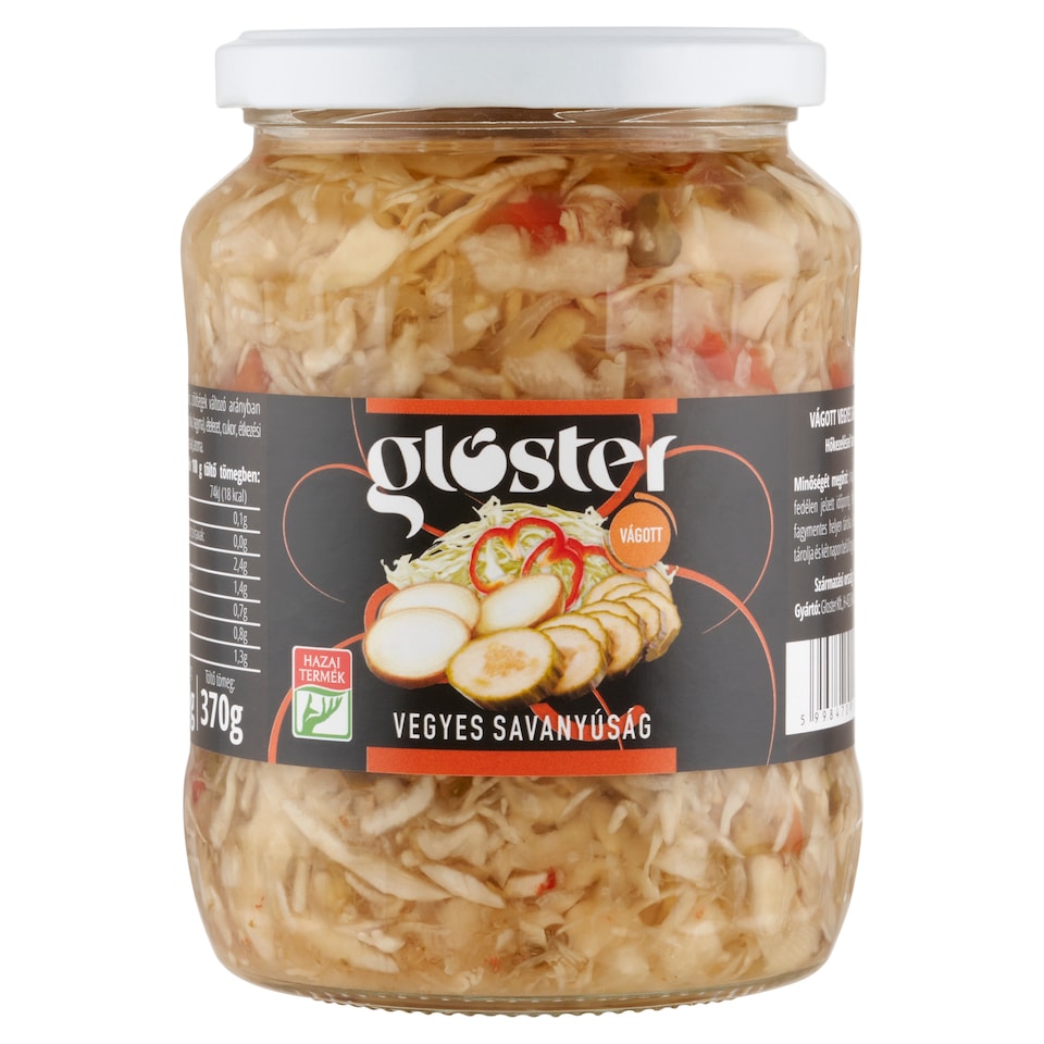 Gloster vágott vegyes savanyúság 680 g