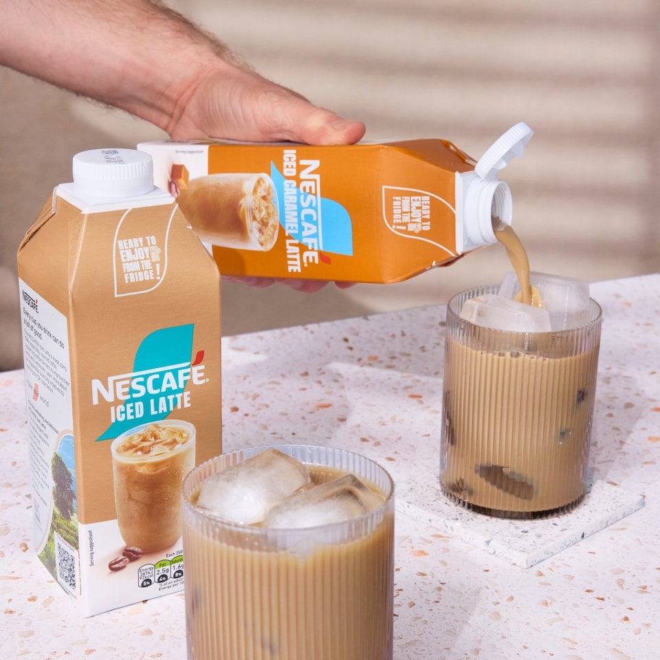 image 1 of Nescafe Iced Coffee Caramel Flavour Latte 750ml 