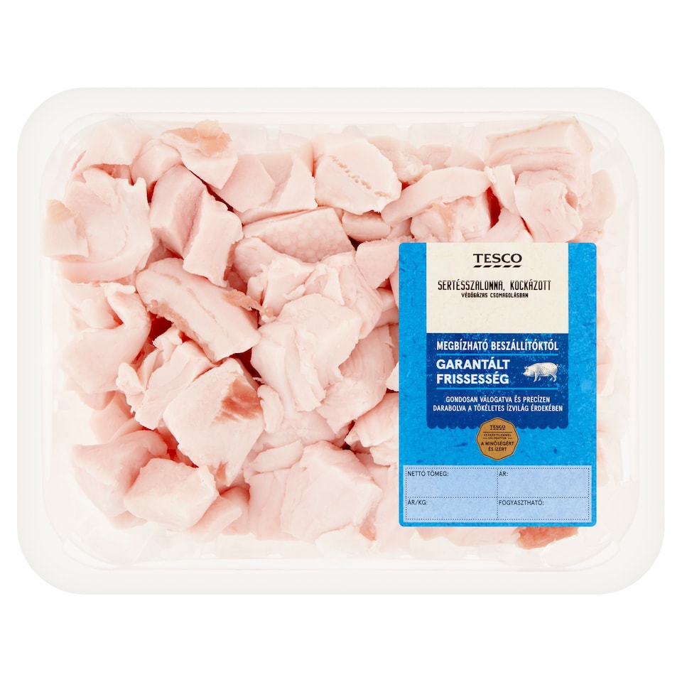 Tesco kockázott sertésszalonna 1500 g