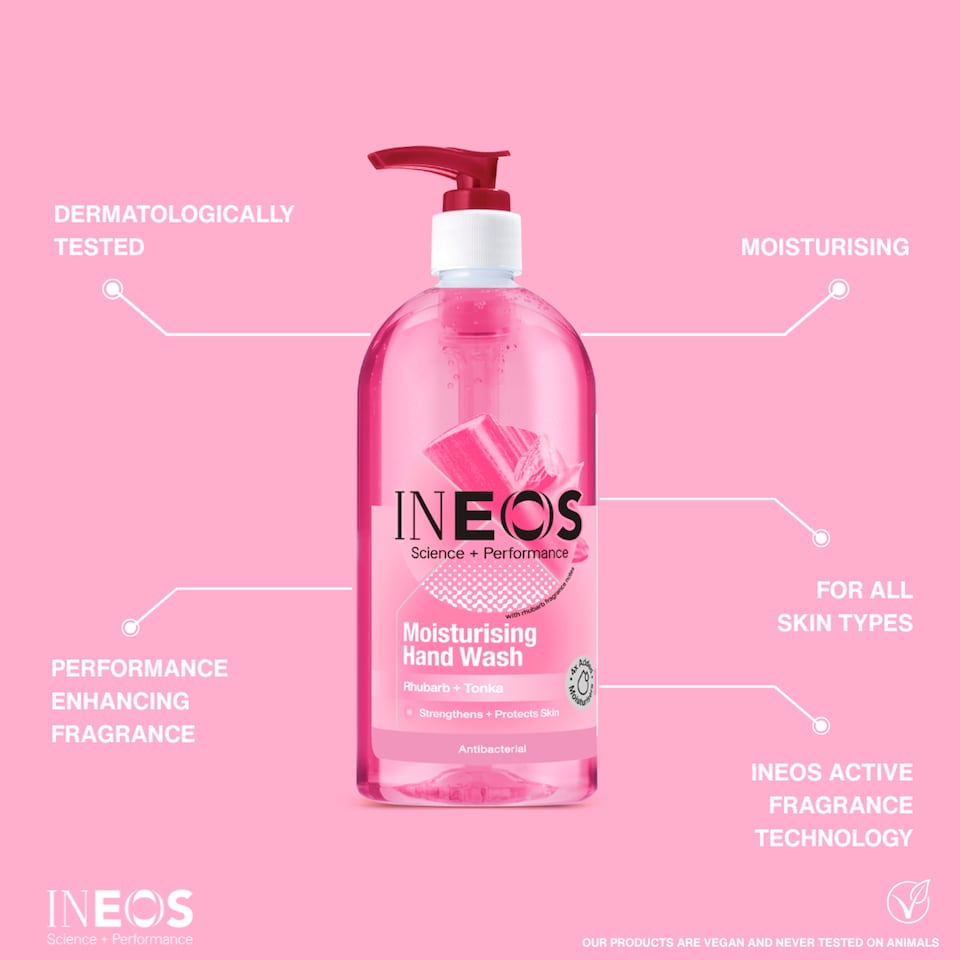 image 1 of INEOS Moisturising Hand Wash Rhubarb + Tonka 500ml