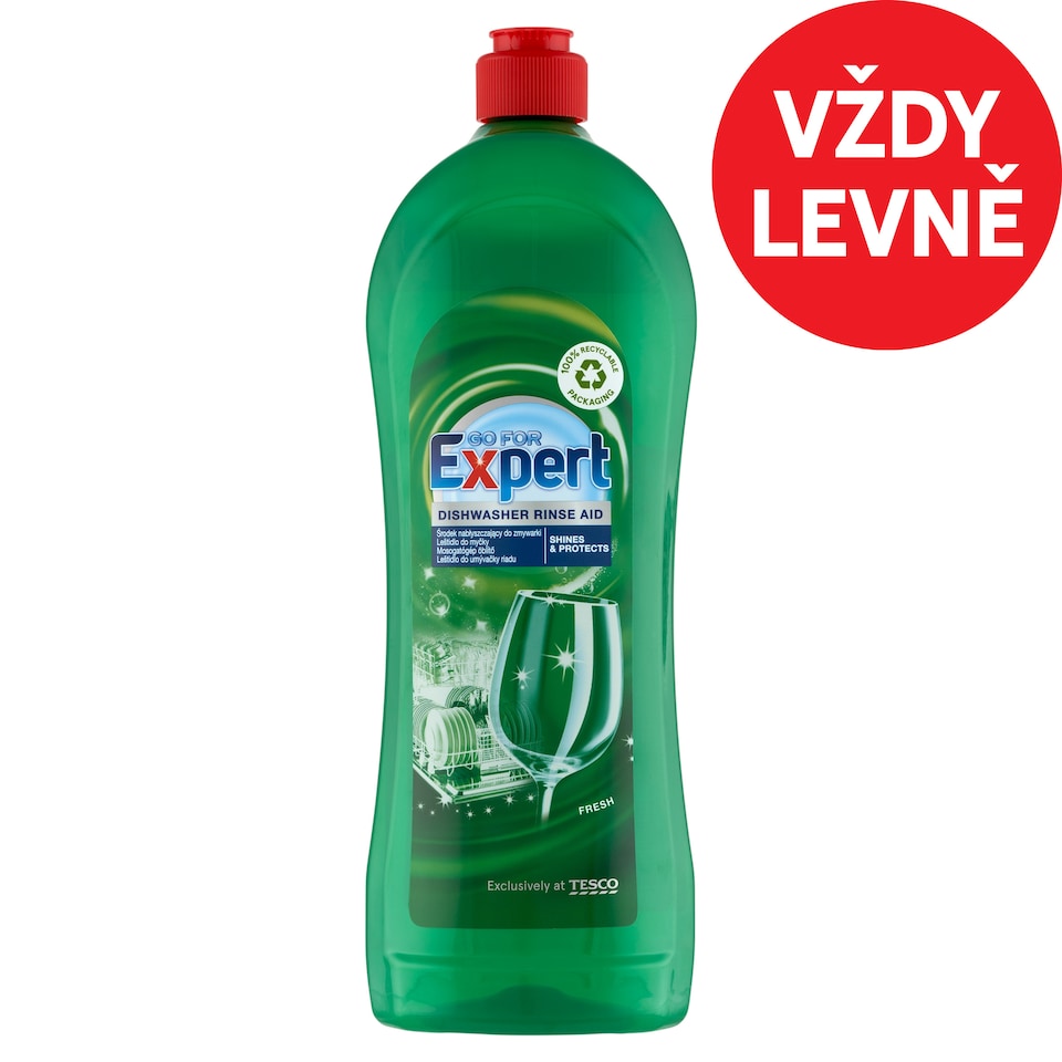 Go for Expert Fresh Dishwasher Rinse Aid 800ml