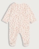 image 2 of F&F Baby Soft Touch Fleece Leopard Print Sleepsuit in Pink
