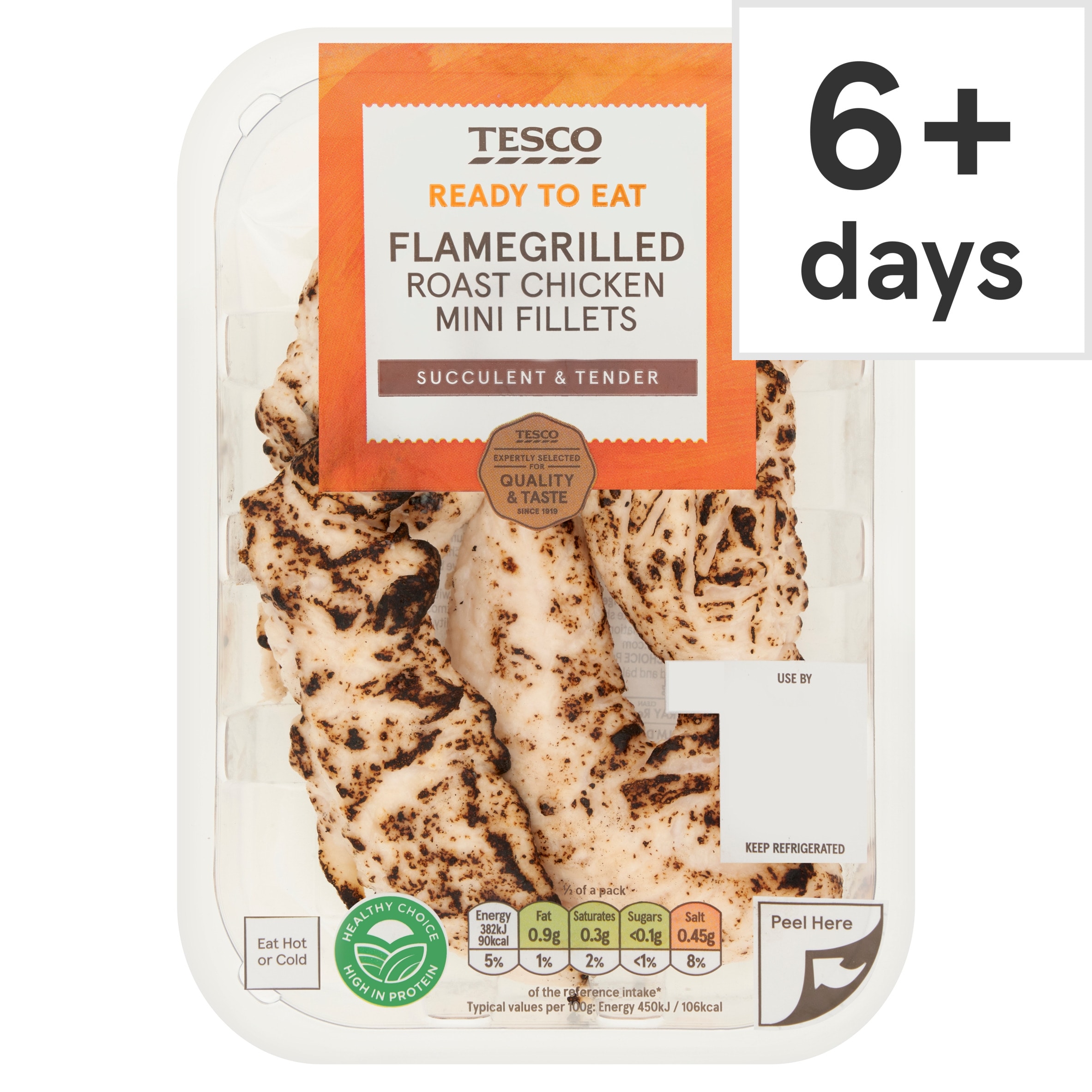 Tesco Flame Grilled Chicken Breast Mini Fillets 170g