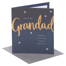 Carlton Father's Day Card Just For You Grandad