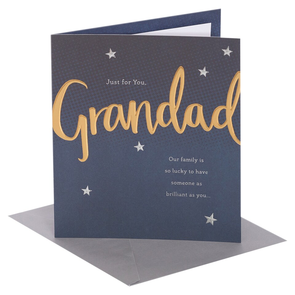 Carlton Father's Day Card Just For You Grandad