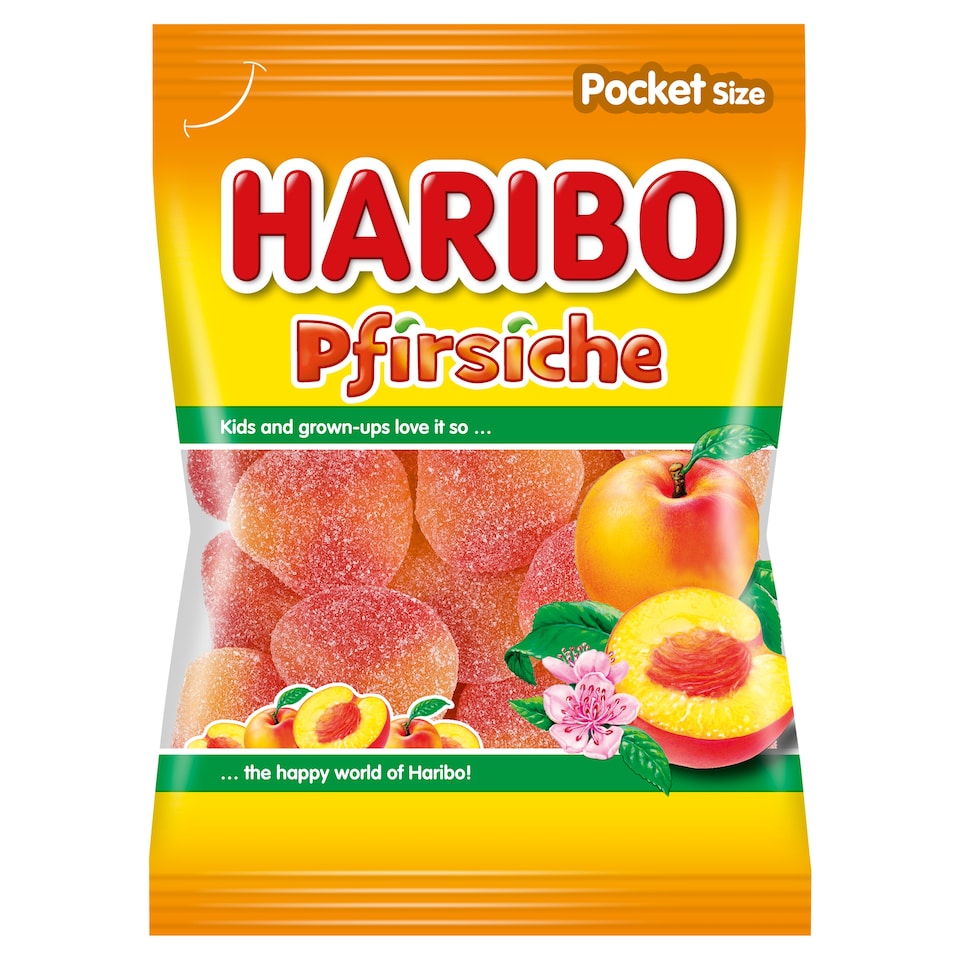 Haribo Pfirsiche želé s příchutí broskev 100g