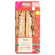Tesco Turkey & Trimmings Sandwich