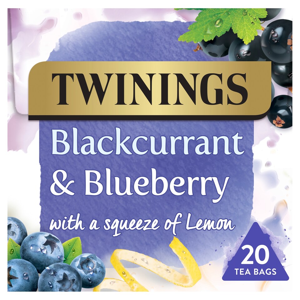 Twinings B/Crn And Blueberry Plus Lemon 20 Teabags 40G