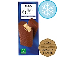 Tesco Milk Chocolate Ices 6 X 70Ml