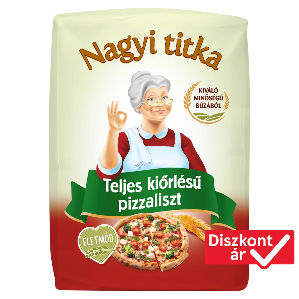 Nagyi titka teljes kiőrlésű pizzaliszt 1 kg