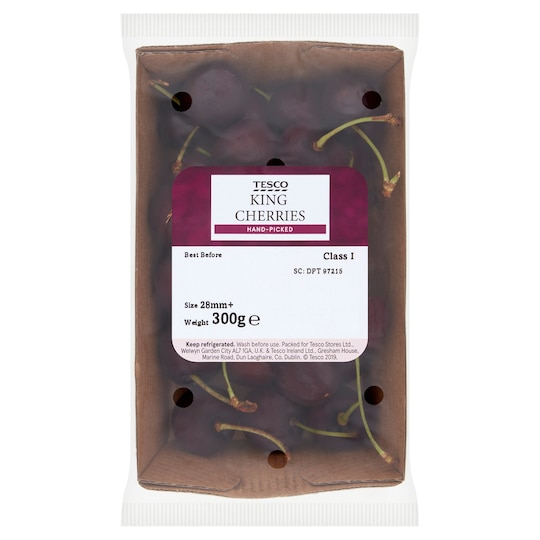 Tesco King Cherries 300G Tesco Groceries