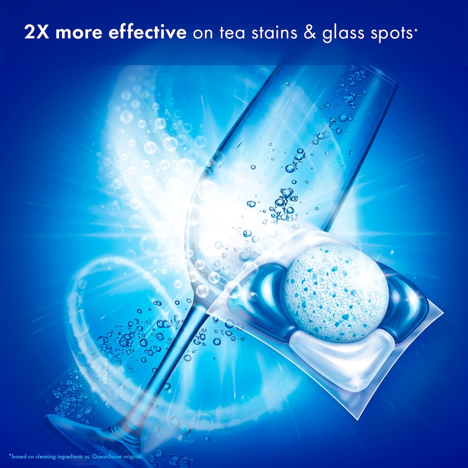 image 1 of OceanSaver Pearl All in One 50 Plastic Free Dishwasher Tablets 700g