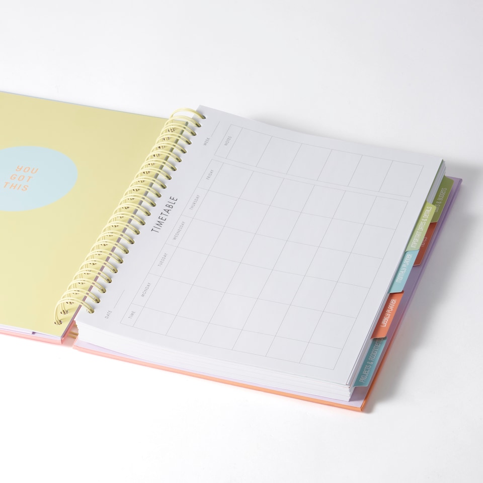 image 1 of Paperchase Ombre A4 Student Planner