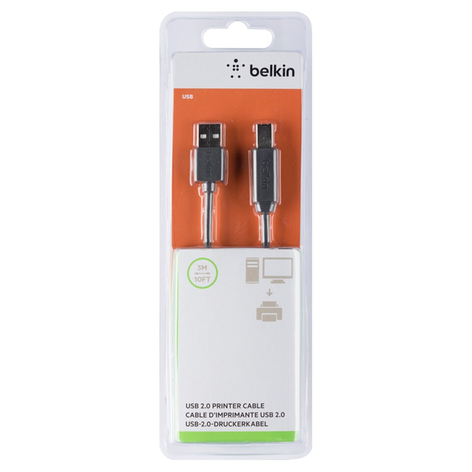 Belkin 2.0 Cable Cable A-Usb B Black 3M