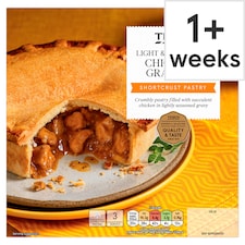 Tesco Chicken & Gravy Shortcrust Pastry Pie 500G