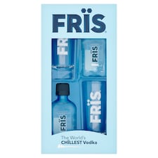 Frïs Vodka Gift Set with 2 Shot Glasses 2 x 5cl
