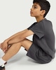 image 1 of F&F Boys 2-Piece Waffle Textured T-Shirt and Shorts Set in Grey
