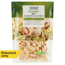 Tesco Organic Bio mandle blanšírované 150 g