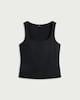 image 4 of F&F Polyamide Scoop Neck Vest in Black