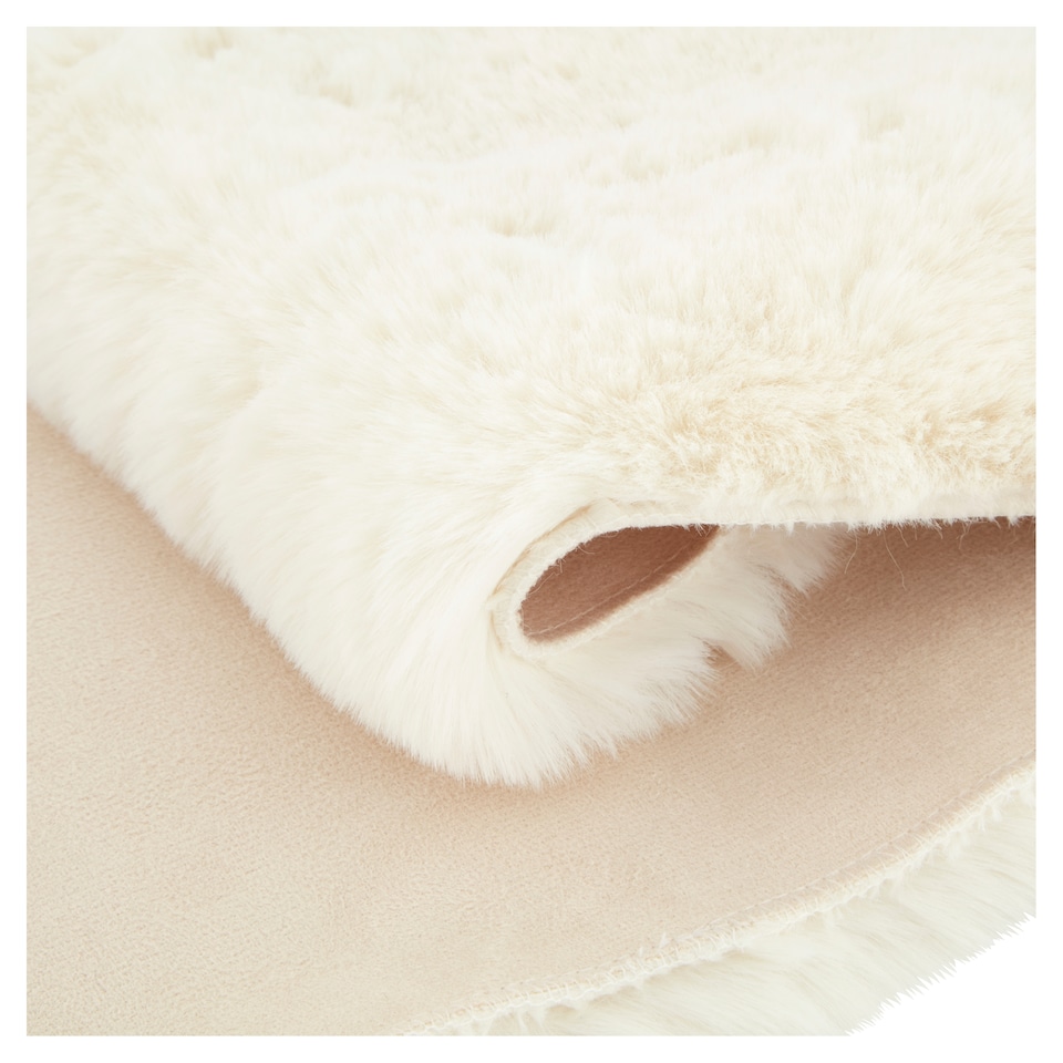 image 1 of F&F Home Faux Sheepskin Rug