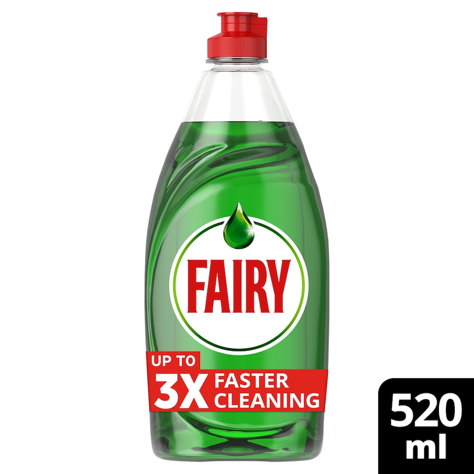image 1 of Fairy Platinum Quickwash Washing Up Liquid 520Ml