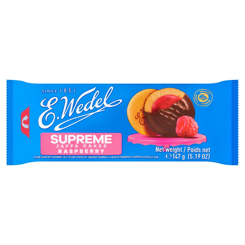 E. Wedel Supreme Jaffa Cakes - Raspberry 147g