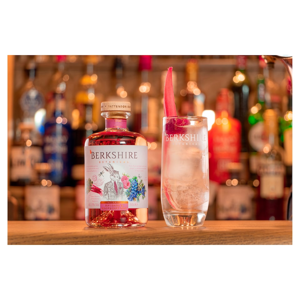 image 1 of Berkshire Botanical Rhubarb & Raspberry Gin 50Cl