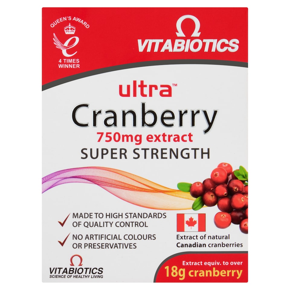 Vitabiotics Ultra Cranberry Extract Tablets 30s