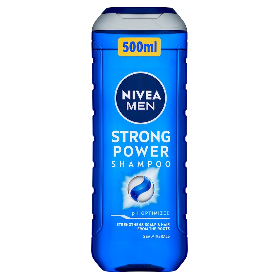 obrázok 1 z Nivea Men Strong Power Šampón pre mužov 500 ml