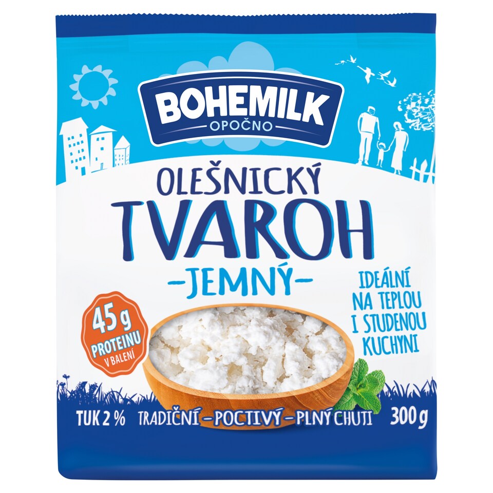 Bohemilk Opočno Olešnický Smooth Curd Cheese 300g
