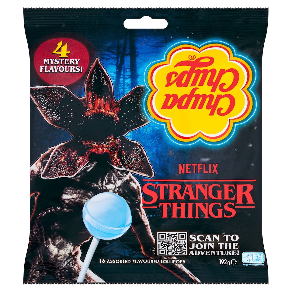 image 1 of Chupa Chups Stranger Things Upside Down 192g