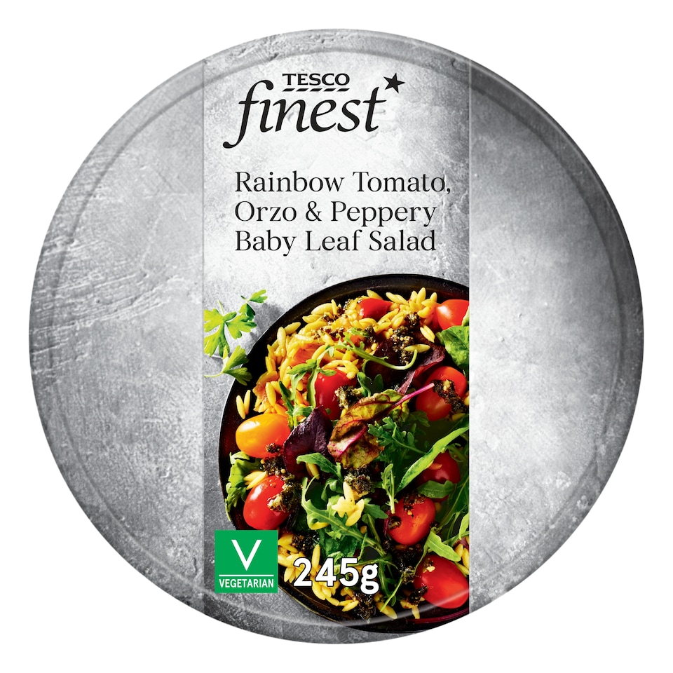 Tesco Finest Peppery Rainbow Tomato Side Salad 245g