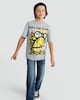 image 1 of Fortnite Pure Cotton Graphic T-Shirt in Grey