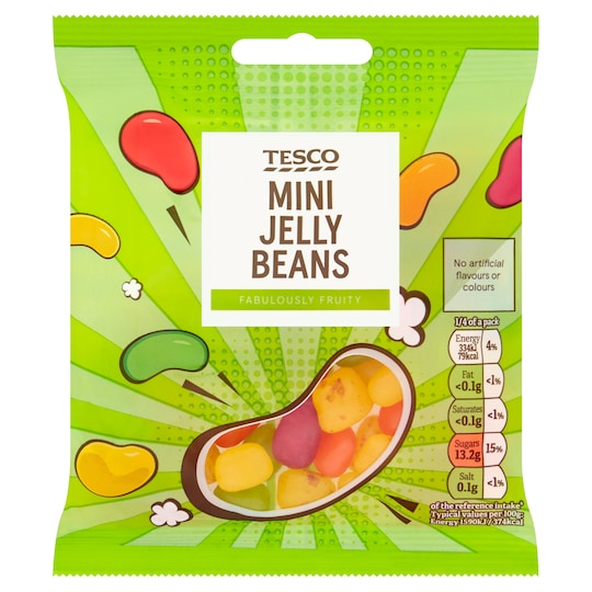 Tesco Mini Jelly Beans 85G Tesco Groceries