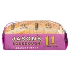 Jason's Sourdough Grains & Seeds Ciabattin 900g
