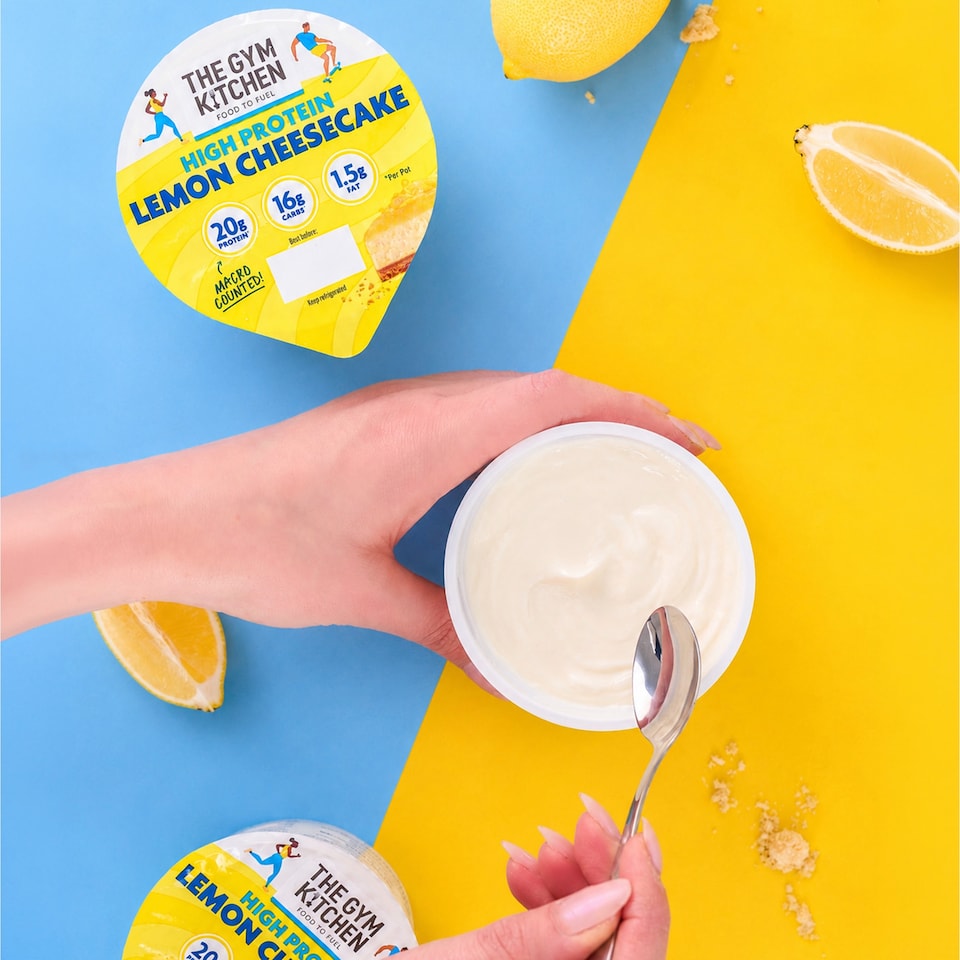 image 1 of The Gym Kitchen High Protein Lemon Cheesecake Yogurt 200g