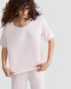 image 1 of F&F Scoop Neck Short Sleeved Pyjama Top in Pink