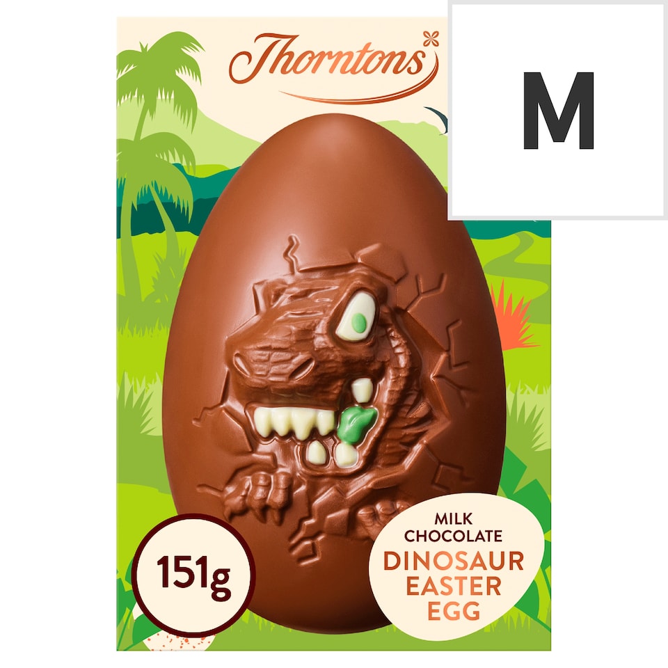 image 1 of Thorntons Milk Chocolate Dinosaur Egg 151G