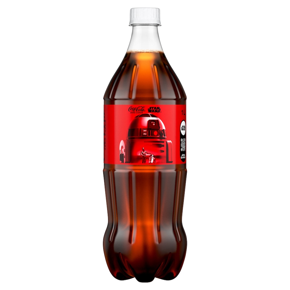 Coca-Cola zéró cukor colaízű energiamentes szénsavas üdítőital édesítőszerekkel 1 l