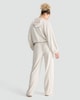 image 3 of F&F Active Ribbed Wide Leg Drawstring Joggers in Neutral
