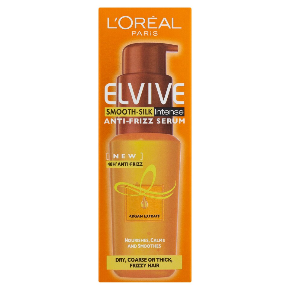 image 1 of L'oreal Paris Elvive Smooth Anti-Frizz Serum 50Ml