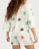 image 3 of F&F Sun Print Short Pyjama Set in Cream