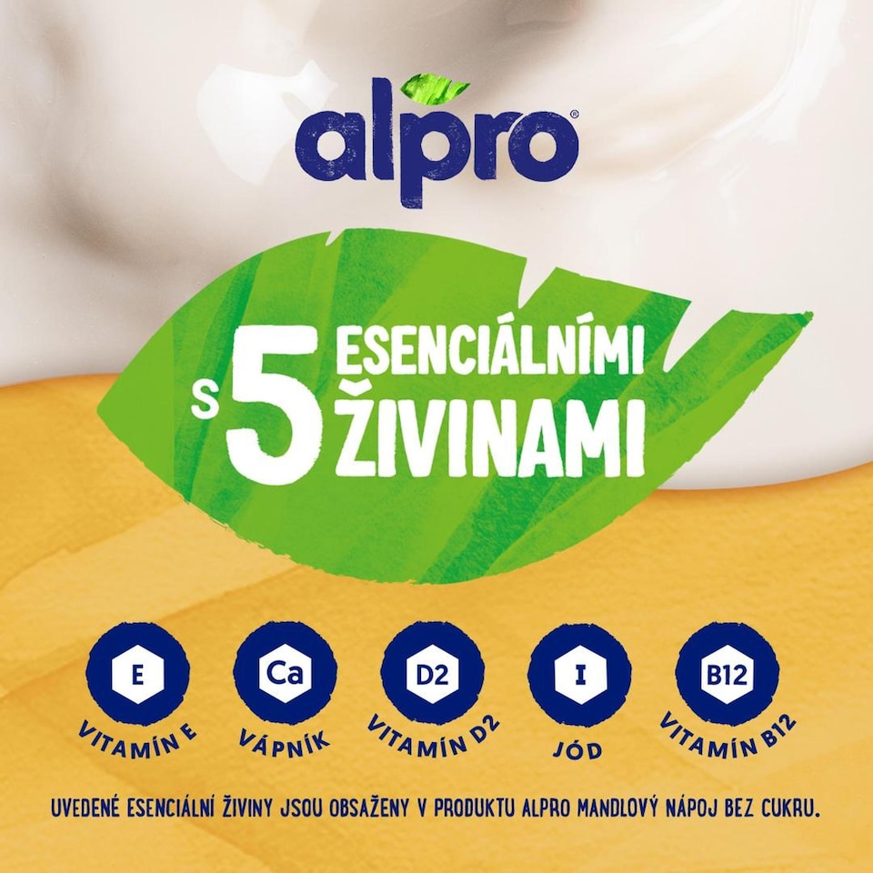Obrázek 1 pro produkt ALPRO Mandlový Nápoj Neslazený 1l