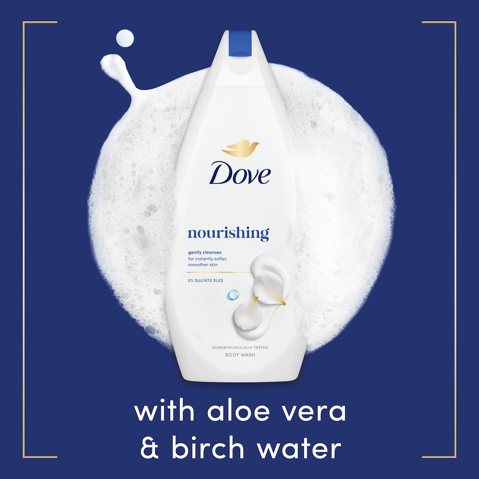 image 1 of Dove Nourishing Body Wash Shower Gel 450 ml